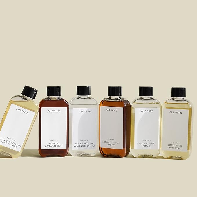 ONE THING Houttuynia Cordata Heartleaf Extract Toner 5.07 Fl Oz | Soothing Calming Hydrating Purifying Daily Facial Extracto, Oily Acne Prone Skin, Redness Irritation Relief | Vegan Korean Skin Care