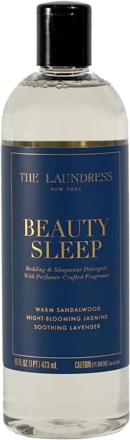 The Laundress Beauty Sleep Luxury Laundry Detergent, Bedding & Sleepwear Concentrated Enzyme Bio-Based Formula, Perfumer-Crafted Lavender & Sandalwood Fragrance Blend, Stain Remover, 16 Oz, 15 Loads