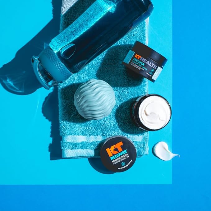 KT Health, Magnesium Cream, Recover - Cools and Relieves Muscles and Joint Pain - Use Post-Workout to Reduce Soreness