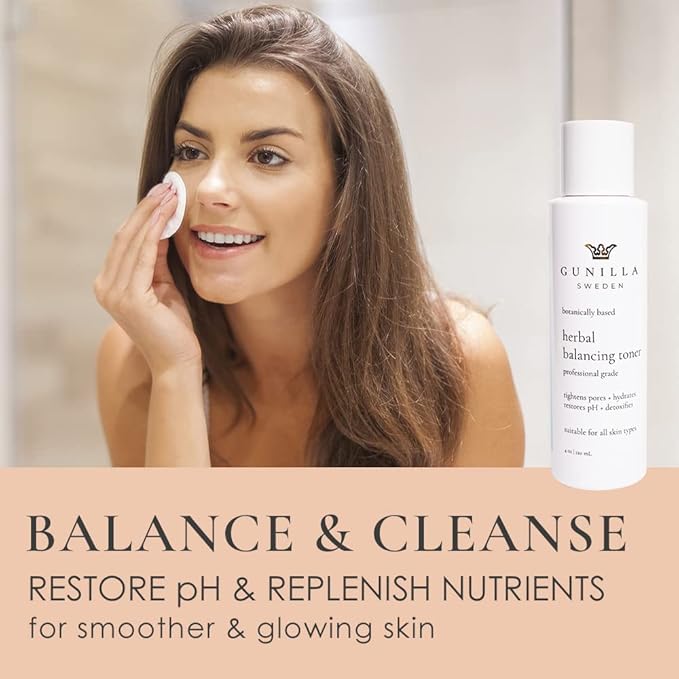 Gunilla Herbal Face Wash & Balancing Toner Bundle