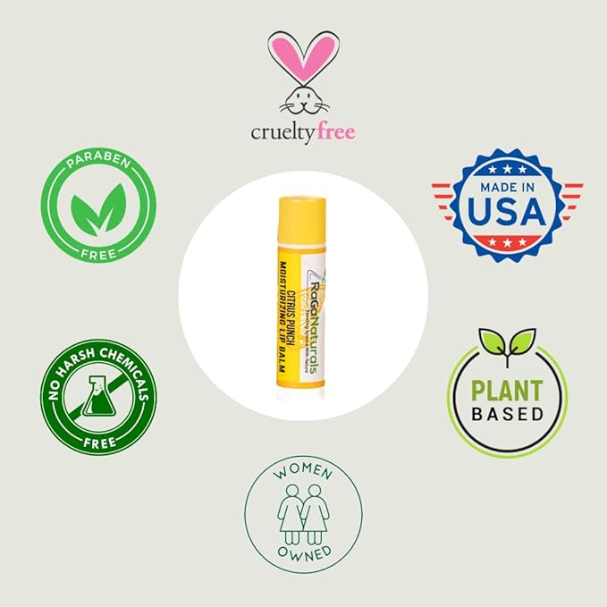 All Natural Lemon Moisturizing Lip Balm Love