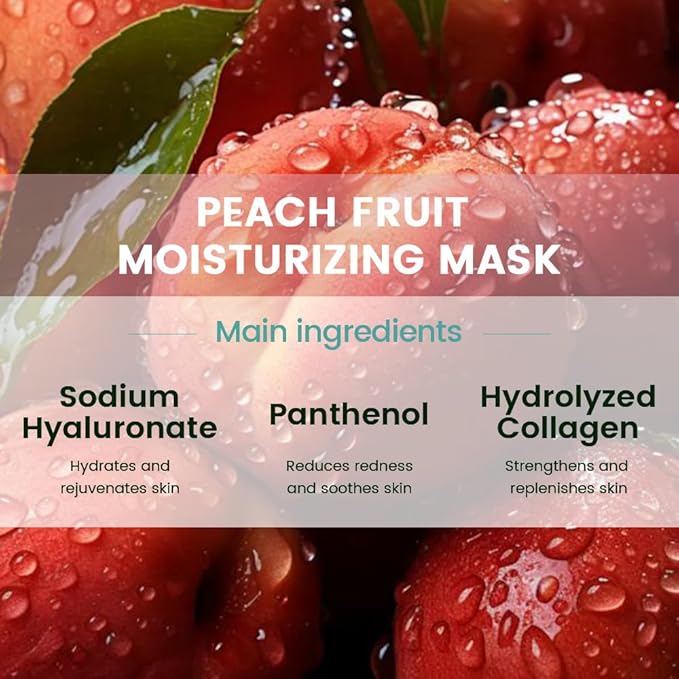 Face Sheet Mask Skincare,Hydrating Spa Face Mask For Sensitive Skin,Moisturize,Nourish for All Skin Types,Natural Skin Care Spa Face Mask for Women Men Girls,Pack of 8