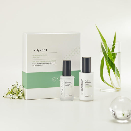 OxygenCeuticals Purifying Kit – Two-Step Acne Treatment Kit, Serum & Moisturizer with Centella & Wintergreen Extract for Acne & Blemish Control