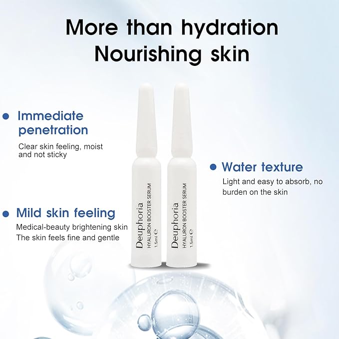 Made in Germany Premium Hyaluronic Acid Serum for Skin Pure Anti Aging Serum Intense Hydration Moisture Non greasy Paraben free, Wrinkle Reducing and Brightening Serum-Hydrating (2 boxes) (2 boxes)