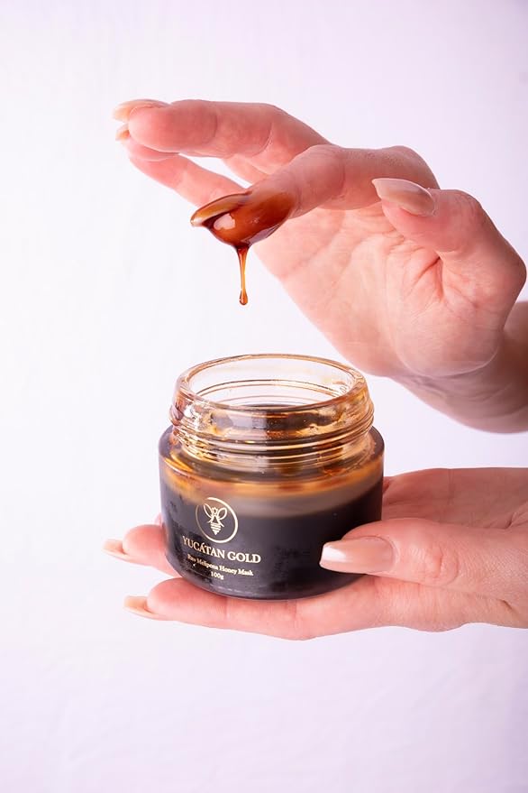 Melipona Honey Face Mask – All-Natural Solution for Dry Skin, Fine Lines & Youthful Glow With Enzymes & Antioxidants – Soothes Skin After Sun Exposure – Gentle Moisturizer for Sensitive Skin