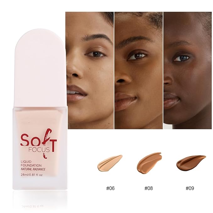 Full Coverage Foundation 10 Colors Natural Lightweight Smooth (Color 01)