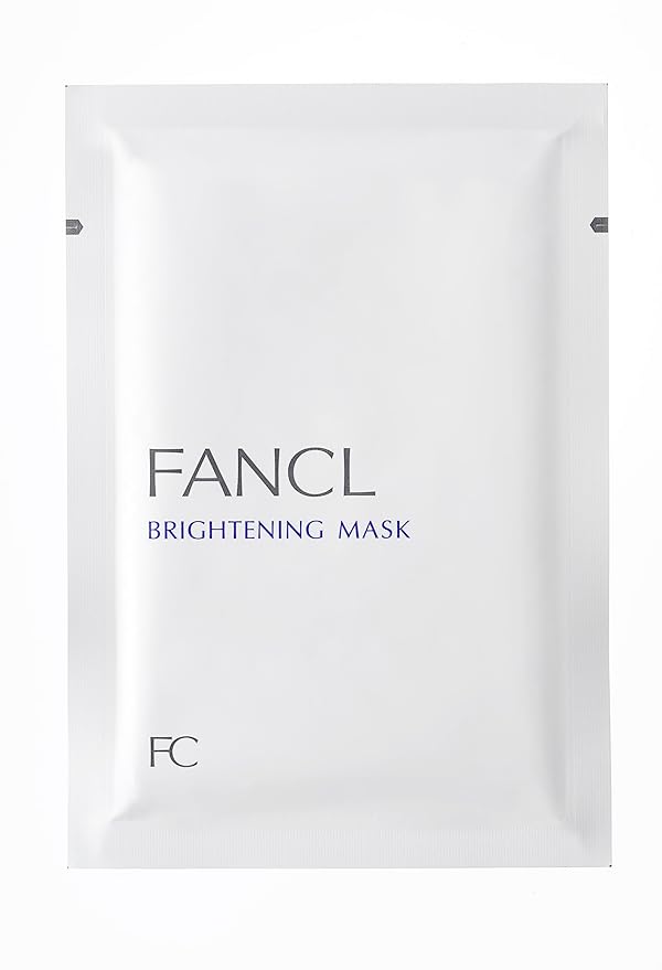 FANCL Brightening Mask, 0.7 fl oz (21 ml) x 6 Pieces, Quasi-Drug, Face Mask, Additive-Free (Rough Skin), Stain Prevention, Vitamin C