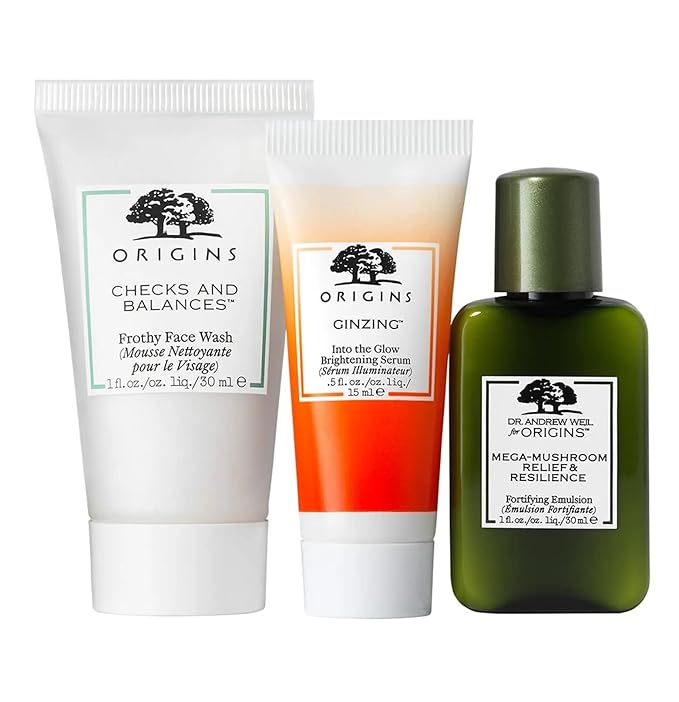 Origins Tiny Trio Mini Cleanser, Serum
