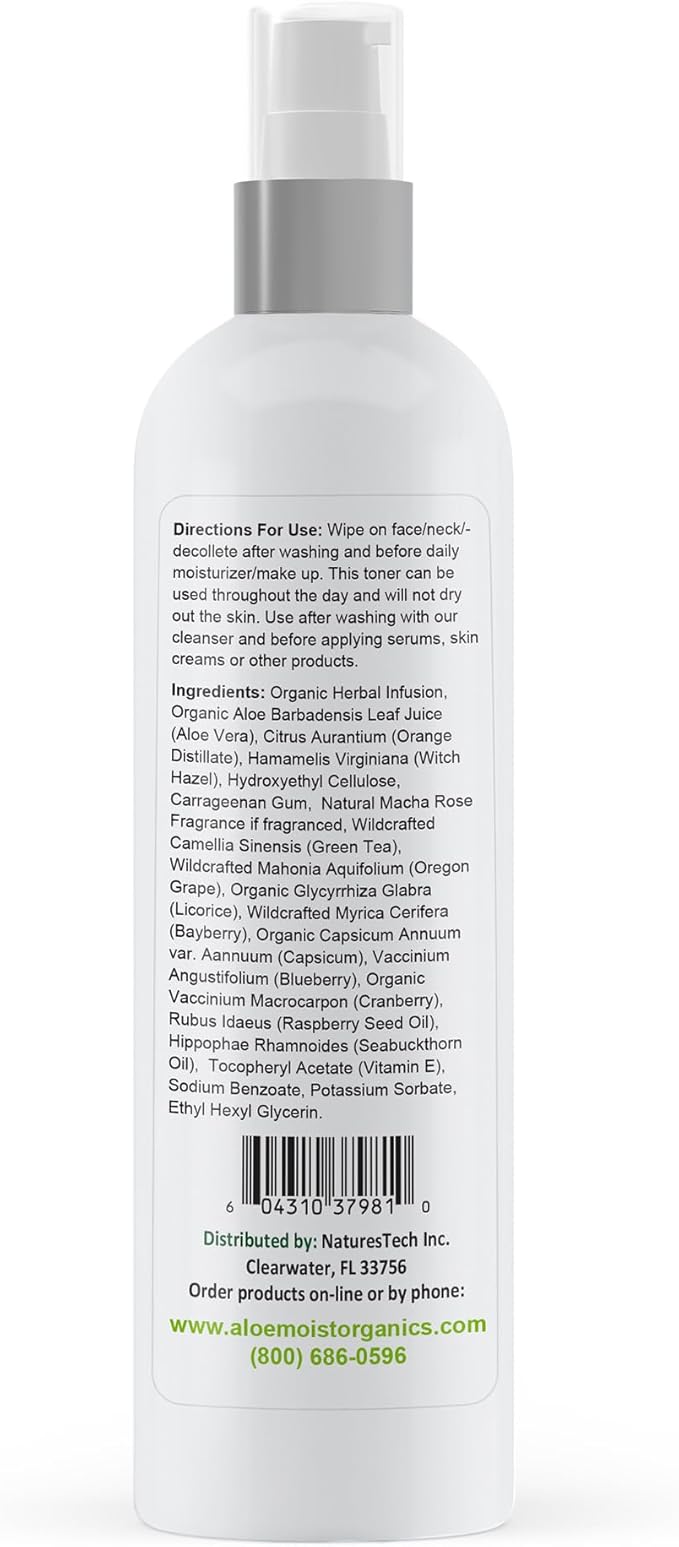 Green Tea Toner for Face: Pore Minimizing, pH Balancing & Hydrating Facial Toner for Aging Skin with Calming Aloe Vera & Antioxidant Green Tea Skincare for Women Dry, Oily, Acne Prone & Sensitive Skin