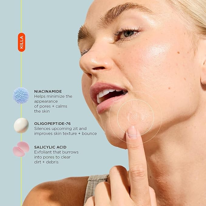 ZitSticka Killa Pimple Patches for Face - World's Most Potent Pimple Patch with Fast-Acting Microdarts - Starts Working within 6 Hours for Deep, Early-Stage Zits - Regular 28 Count with Cleana Swab