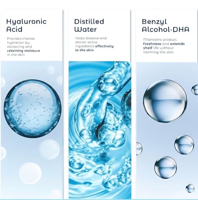 Premium Hyaluronic Acid Serum for Skin 100% Pure and Organic – Anti-Aging Face Moisturizer for Fine Lines & Wrinkles – Fragrance-Free, Vegan, Natural Skincare – 1oz (30ml) by Natulogique