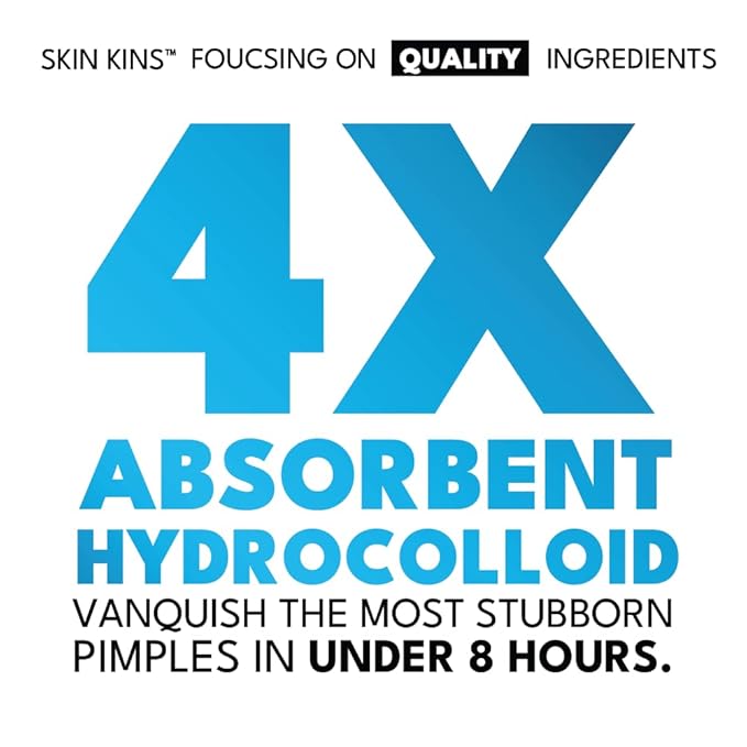 Hydrocolloid Pimple Patches for Face - Ultra-Thin 0.37mm Acne Patch with Centella - Beveled for Stronger Grip - Korean Skin Care Spot Covers - Gunk Out in 6-8 Hrs - Vegan, Made in Korea, 48 Dots