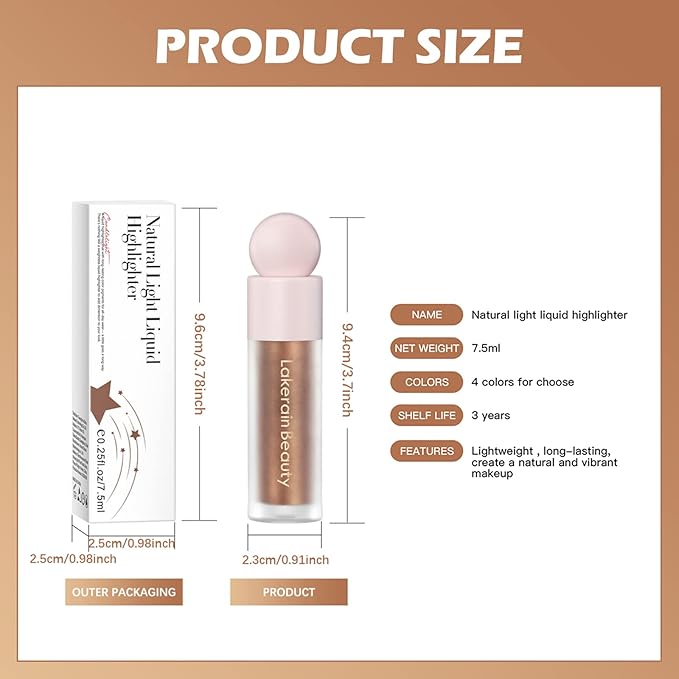 Erinde Liquid Highlighter Makeup, Face Highlighter Bronzer Makeup