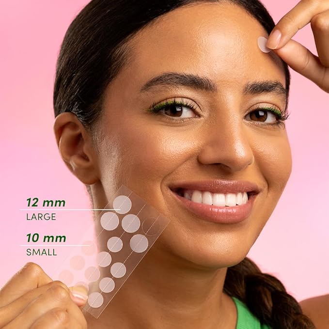 Sand & Sky Oil Control Dual Action Hydrocolloid Pimple Patches with Salicylic Acid & Centella - Blemish Spot Formula, 75 Count, For Whiteheads & Red Pimples