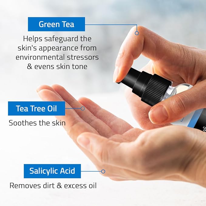 YEOUTH Salicylic Acid Peel for Face 20%, BHA Exfoliator for Clear Looking Skin, Gentle At Home Exfoliator for Face with Green Tea, Salicylic Acid Serum 1oz