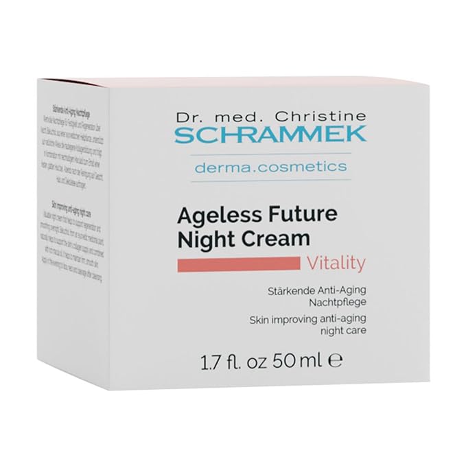 Ageless Future Night Cream (1.7 fl oz) - Skin Improving Anti-Aging Night Care – Regenerating Night Cream - with Vitamin A - Skin Care - Dr. Schrammek