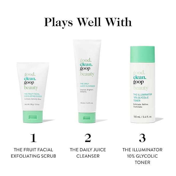 good.clean.goop beauty The Nutrient-Rich Daily Moisturizer | Hydrating Face Moisturizer for Smooth Skin | Niacinamide, Raspberry Seed Oil & Beetroot Extract | Vegan & Cruelty Free | 1.7 Fl oz