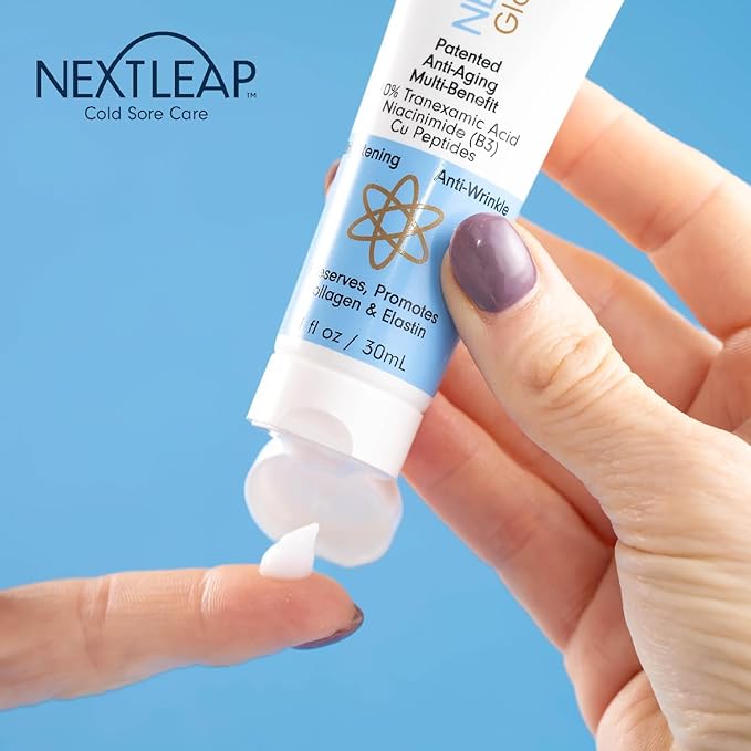 Tranexamic Acid Serum (10%), Niacinamide and Copper Peptides - Patented Anti Aging Skincare Glow Cream-Serum with TXA for the Face, Neck and Even Hands - Lightweight, Fast Absorbing Skincare - 1 Fl Oz