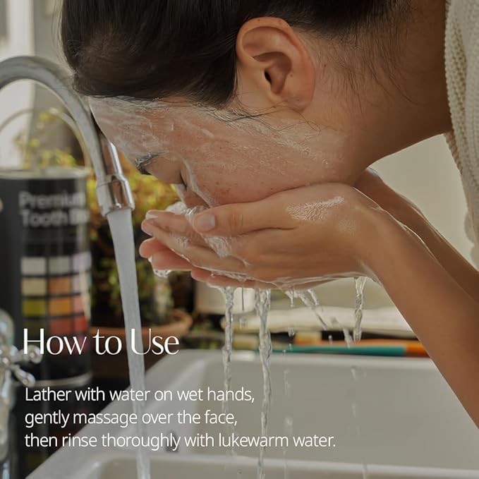 Mega Bubble Cleansing Foam 7.4 oz. 2 Pack – Deep Pore Facial Cleanser with Glutathione & Vitamn C,E - Gentle Hypoallergenic Moisturizing Wash for Sensitive Skin - Korean Skincare