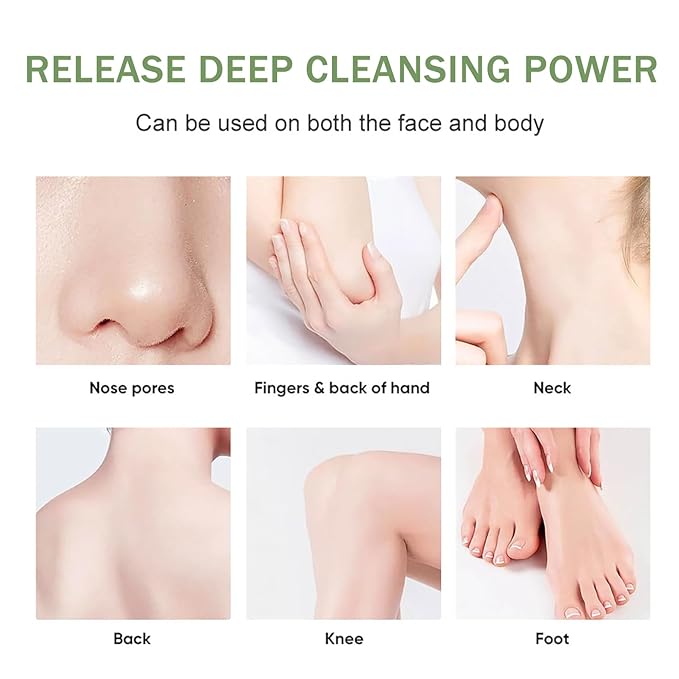 Purifying Exfoliating Gel with Face Washing Brush, Exfoliating Face Wash, Deep Cleansing Peeling Gel for the Whole Body, Facial Scrub Exfoliator, Oil & Dirt Cleanser for All Skin Types (2PCS)