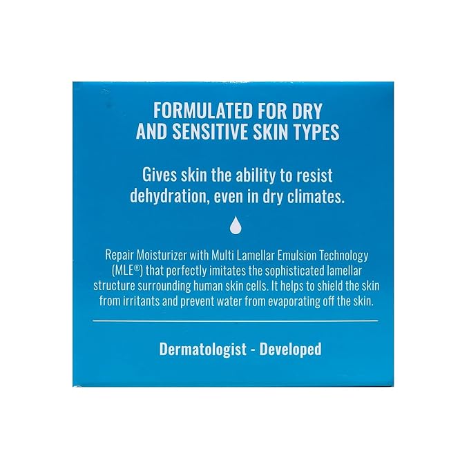 Barrier Repair Face Moisturizer for Dry & Sensitive Skin Types (2.2 fl. oz./65 ML)