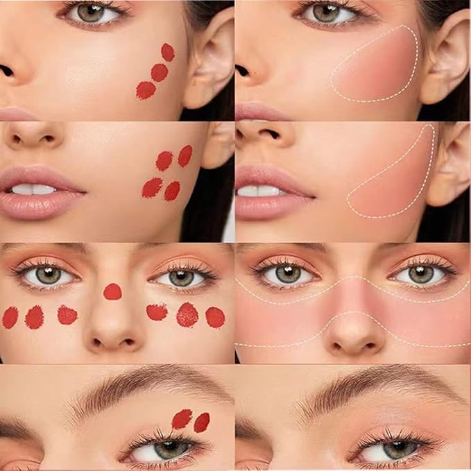 Blush Beauty Wand, Liquid Face Blush Contour Wand Cheek,102 Coral