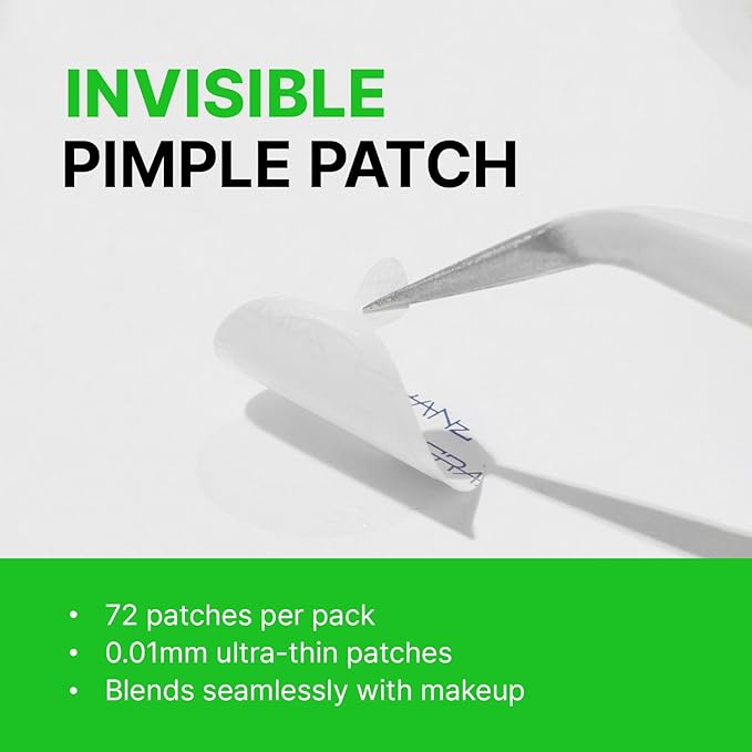 FRANZ - Dark Spot Treatment UV Pimple Patches Infused with Niacinamide, Alloferon - Makeup Ready with Invisible Finish - Korean Skincare Acne Treatment