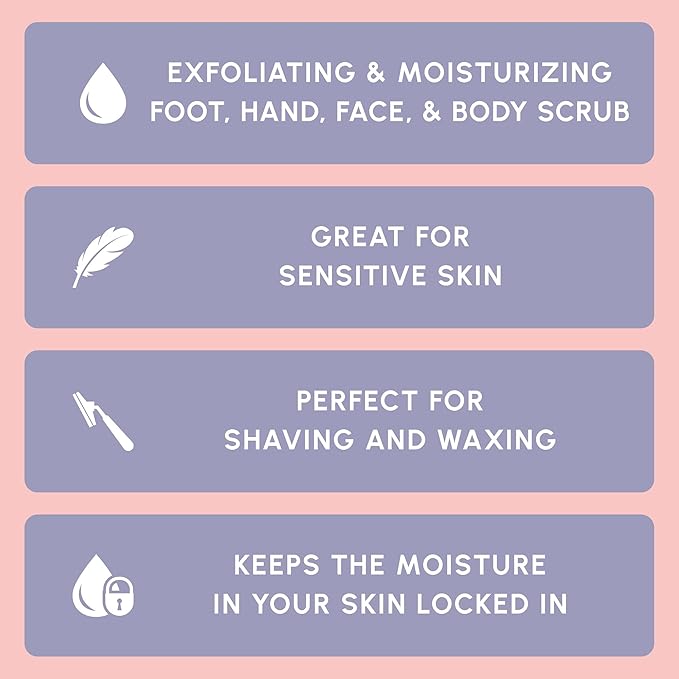 Brooklyn Botany Coconut Milk Body Scrub - Moisturizing and Exfoliating Body, Face, Hand, Foot Scrub - Fights Stretch Marks, Fine Lines, Wrinkles - Great Gifts for Women & Men - 10 oz