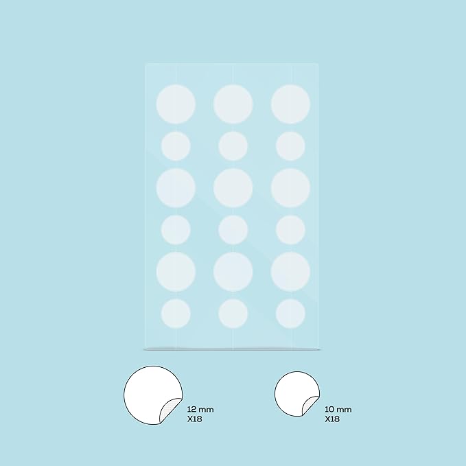 Hanhoo Men’s Blemish Patch, 36 Count, with Tea Tree, Aloe, and Bamboo, Acne Spot Treatment, Soothes Skin, Invisible Pimple Patches, Korean Skincare