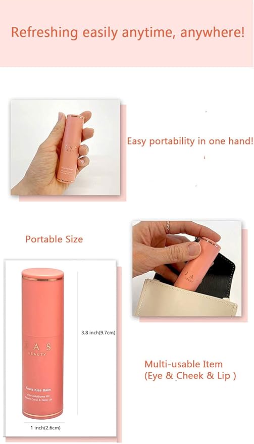 JAS 3-in-1 Eye, Cheek, Lip Glow usable,Sebum