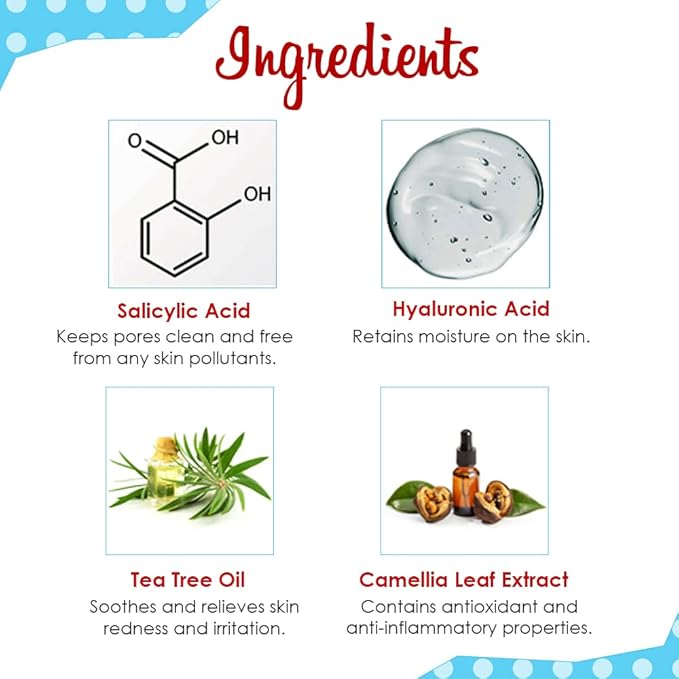 Bye Bye Blemish Acne Patches, 9 Clear Pimple Patches for Fast Acne Treatment, Blemish Spot Treatment for All Skin Types, 1-Pack