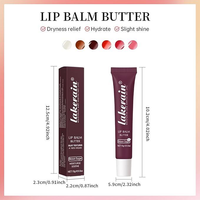 Erinde Lip Butter Balm, Moisture Hydration Sugar