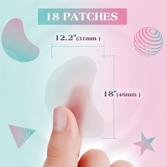 AUSLKA Pimple Patches for Face,Large Hydrocolloid Patches, Zit & Blemish, Large Spot Stickers for Chin, Cheeks, Body with Tea Tree & Calendula Oil, 18 Count