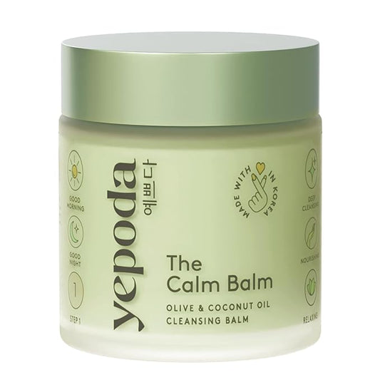The Calm Balm, Gentle Makeup Remover & Deep Cleansing Balm, Removes Waterproof Makeup & Impurities, Vegan Korean Face Cleanser for All Skin Types, 2.82 OZ