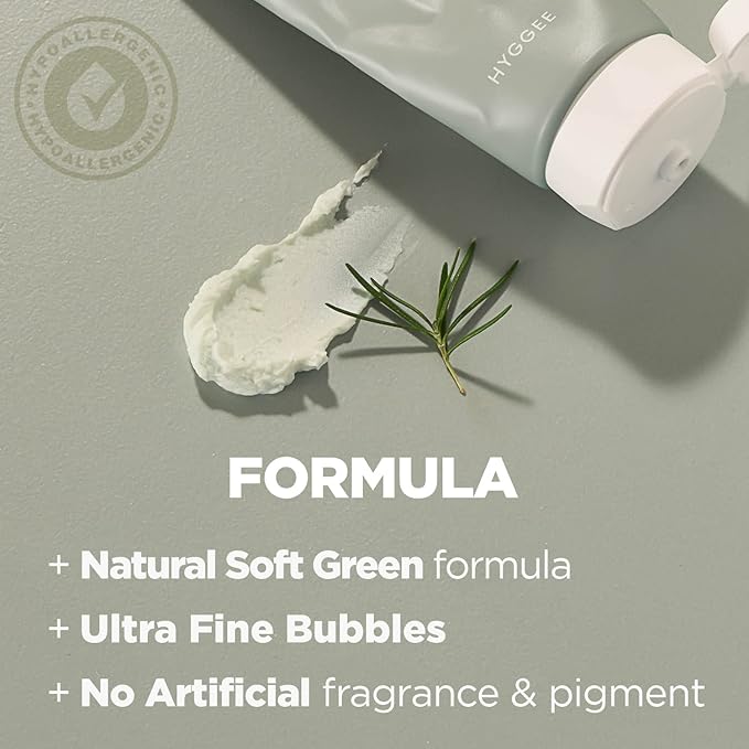 Soft Reset Green Cleansing Foam - Gentle Face Wash with Tea Tree Extract - Ultra Micro Bubbles Mild Facial Cleanser for Sensitive Skin- Soothes & Moisturizes Irritated Skin, 5.07oz.