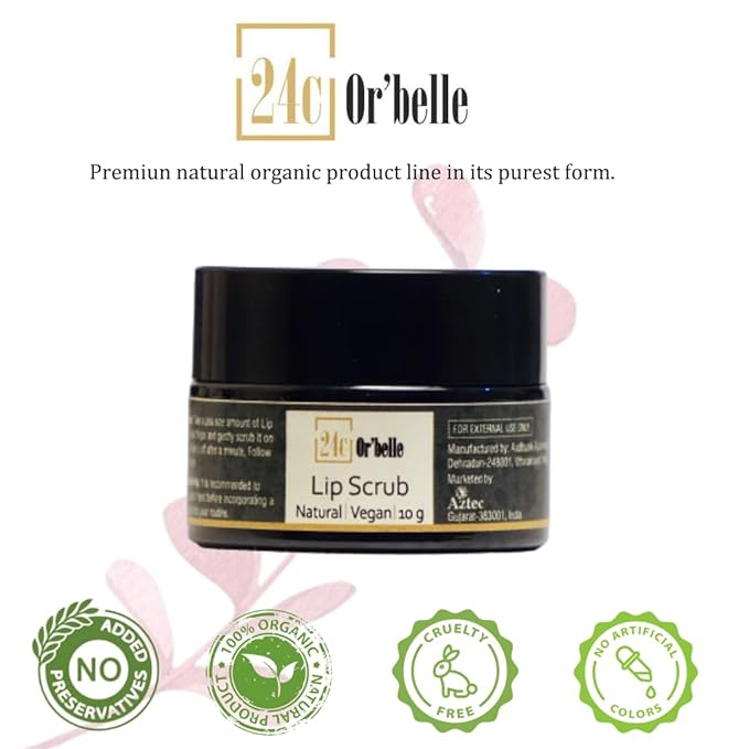 24C Or'Belle Lip Scrub | Enriched Leaving