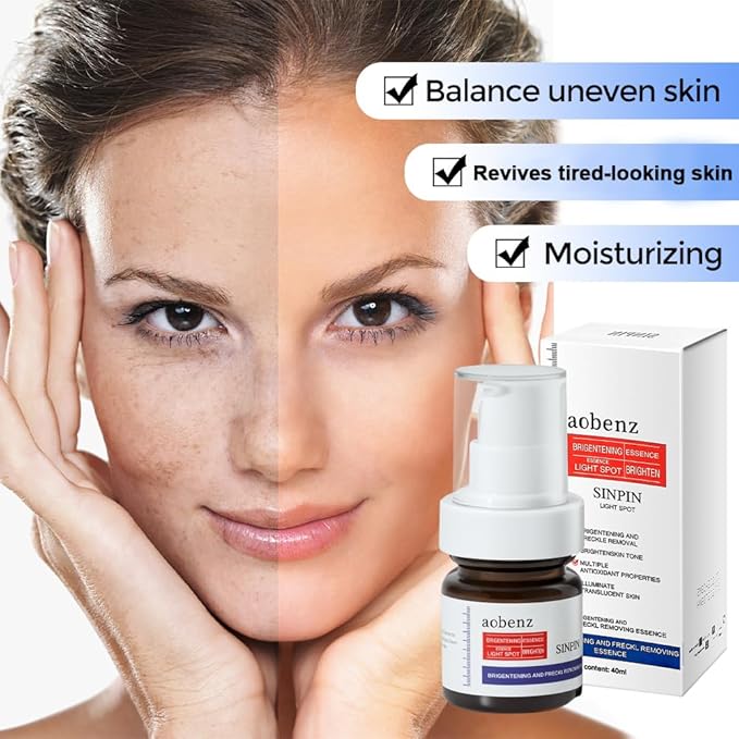 SINPIN aobenz Dark Spot Remover for Face & Body | Advanced Corrector Serum for Age, Melasma, Sun, Acne, Black Spots | Tranexamic Acid, Niacinamide Formula for Women & Men | Mild, 1.35 Fl Oz (1PCS)