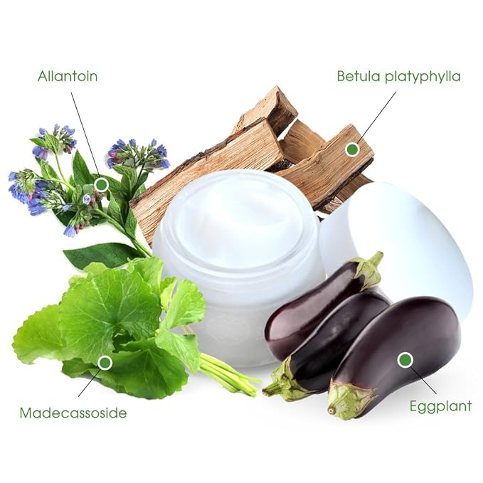 CRAZY SKIN Skin Repair Trouble Care Overnight Sleeping Face Mask 1.76oz | Centella + AHA/BHA Cream | Moisturizer for Acne-Prone Skin | Pore Minimizer Cream Mask with Eggplant Extract, Salicylic acid