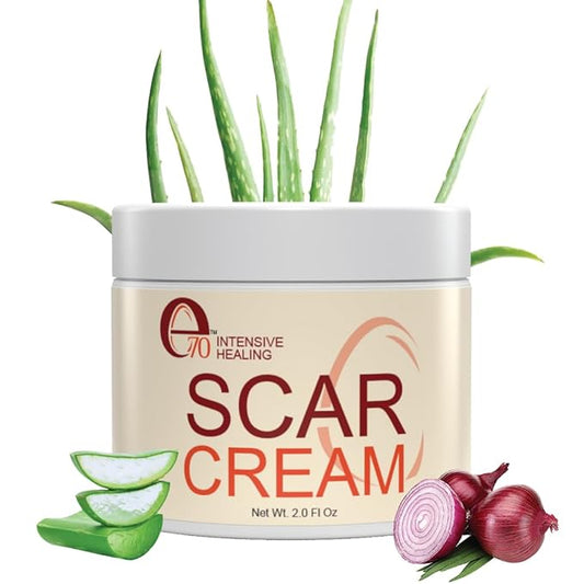 Scar Cream Gel for Surgical Scars Fast Repair C-Section -2.0 Fl Oz , Stretch Marks, Keloids, Burns, Scar Away Cream for Old Scars. Vitamins Full - All Skin Types - Reduce Acne Spots and scar treatment