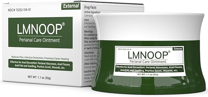 LMNOOP® Perianal Care Cream, Fast Healing Wounds for Anus Fissure, Abscess, Ulcer, Infection, Postpartum & Anal Fistula Surgery Wounds Recovery Ointment, Wound Treatment Cream for Itch Burning Relief