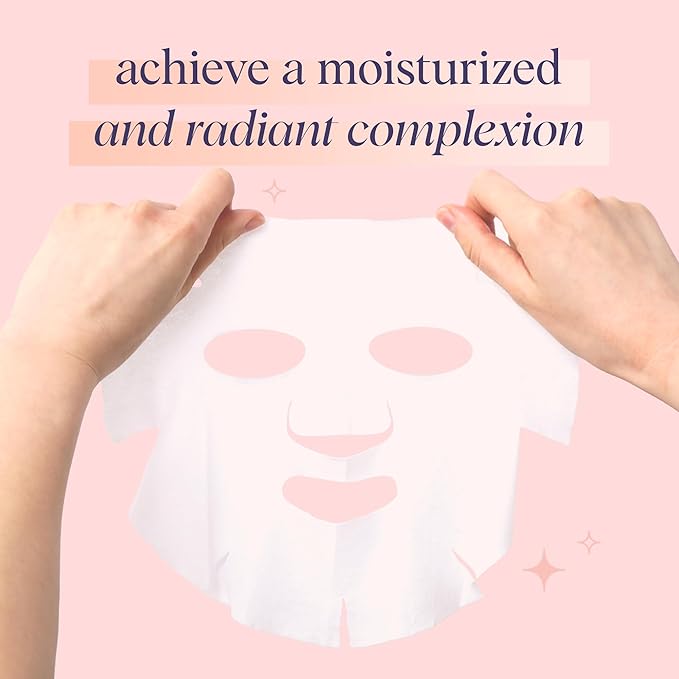 SpaLife Let’s Avocuddle & You're My Jam Face Masks 6 Pack Bundle - Avocado and Strawberry Extract Infused Sets for Hydration and Glow - The Ideal Valentine's Day Skincare Gift Set.