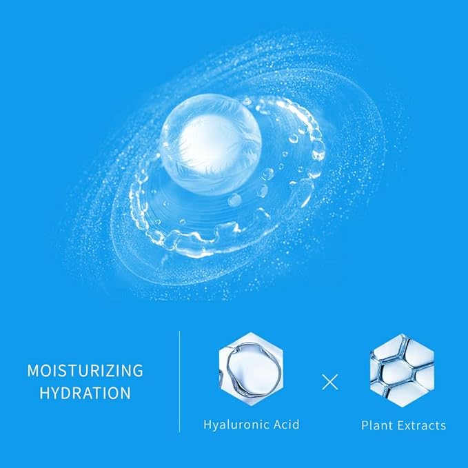 WIS Intensive Hydrating Smoothing Face Facial Sheet Mask 10 Packs, Deeply Moisturizing with Hyaluronic Acid-Witch Hazel for Oil Control & Shrink Pores-Firming & Anti Aging for Men&Women