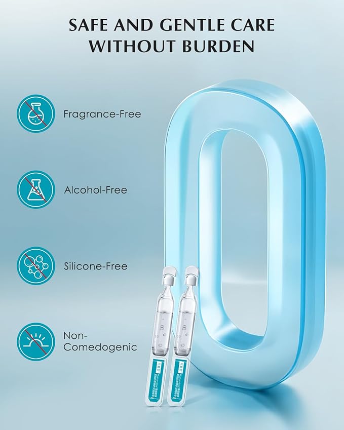 KOMFYMED Recombinant Collagen Restoration One-Day Serum – 4 Types of Collagen & Ectoin, Intensive Barrier Strengthening & Hydration, Single-Use Vials for All Skin Types (1.5ml / 0.05 fl.oz × 30)