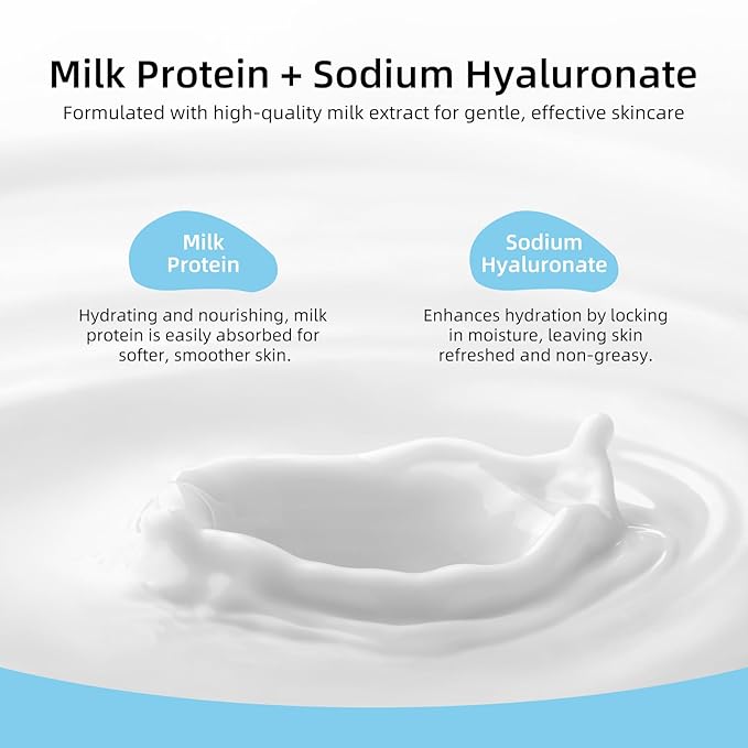 Facial Masks Skincare for Women,Milk Moisturize Face Mask Sheet for Girl,Hydrating Face Mask for All Skin Types,Dry Skin & Sensitive Skin (10-Packs)