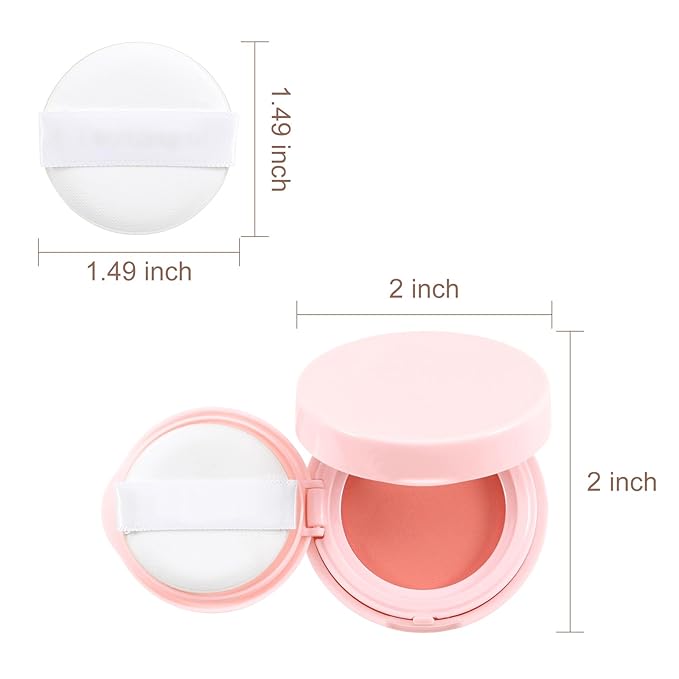 AFGHOZ Pink Cream Blush Powder, Matte Blush Shadow Mature Skin