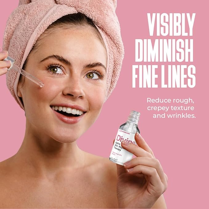 Glycolic Acid Peel 40% Professional Chemical Peel for Face for Acne Scars, Collagen Boost, Wrinkles, Fine Lines - Alpha Hydroxy Acid Liquid Exfoliant for Face Peel Mask for Men & Women