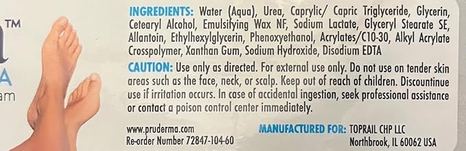 Urea 25% Healing Cream 6 oz - Moisturizes and Rehydrates Hands, Feet and Knees to a Healthy Appearance - Soothes and Softens Thick, Cracked, Rough Dead Callused and Dry Skin.