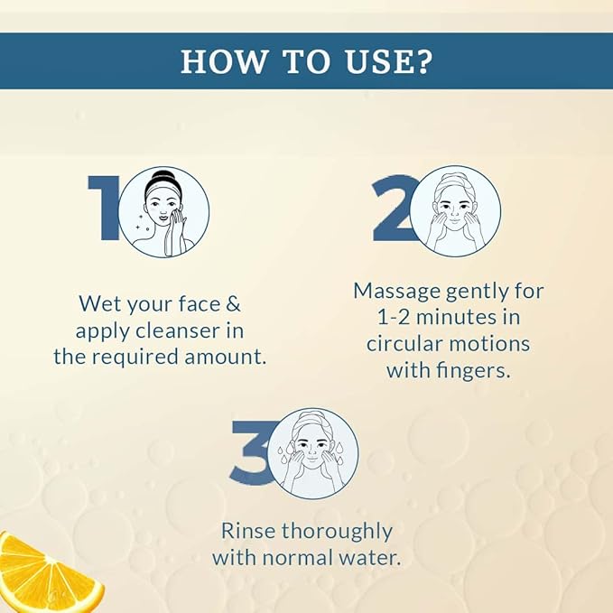 FCL 2% Vitamin C Face Wash, C Scape Cleanser for Gentle Exfoliation and Brightening | Cleanser Face Wash For Unevenly Pigmented Skin | Dark Spot Cleanser for Face - 200ml/6.76 Fl Oz