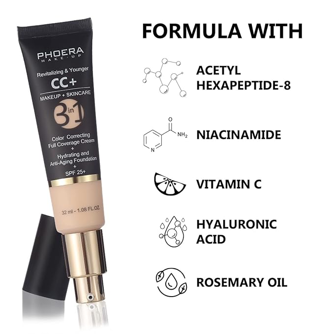 MAEPEOR Full Coverage Foundation 6 Colors Mattle Oil-Control (180 Tan)