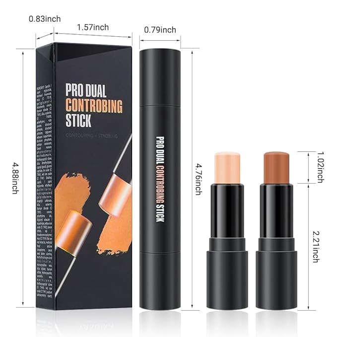 evpct 2In1 Cream Contour Stick Contouring Concealer Sticks